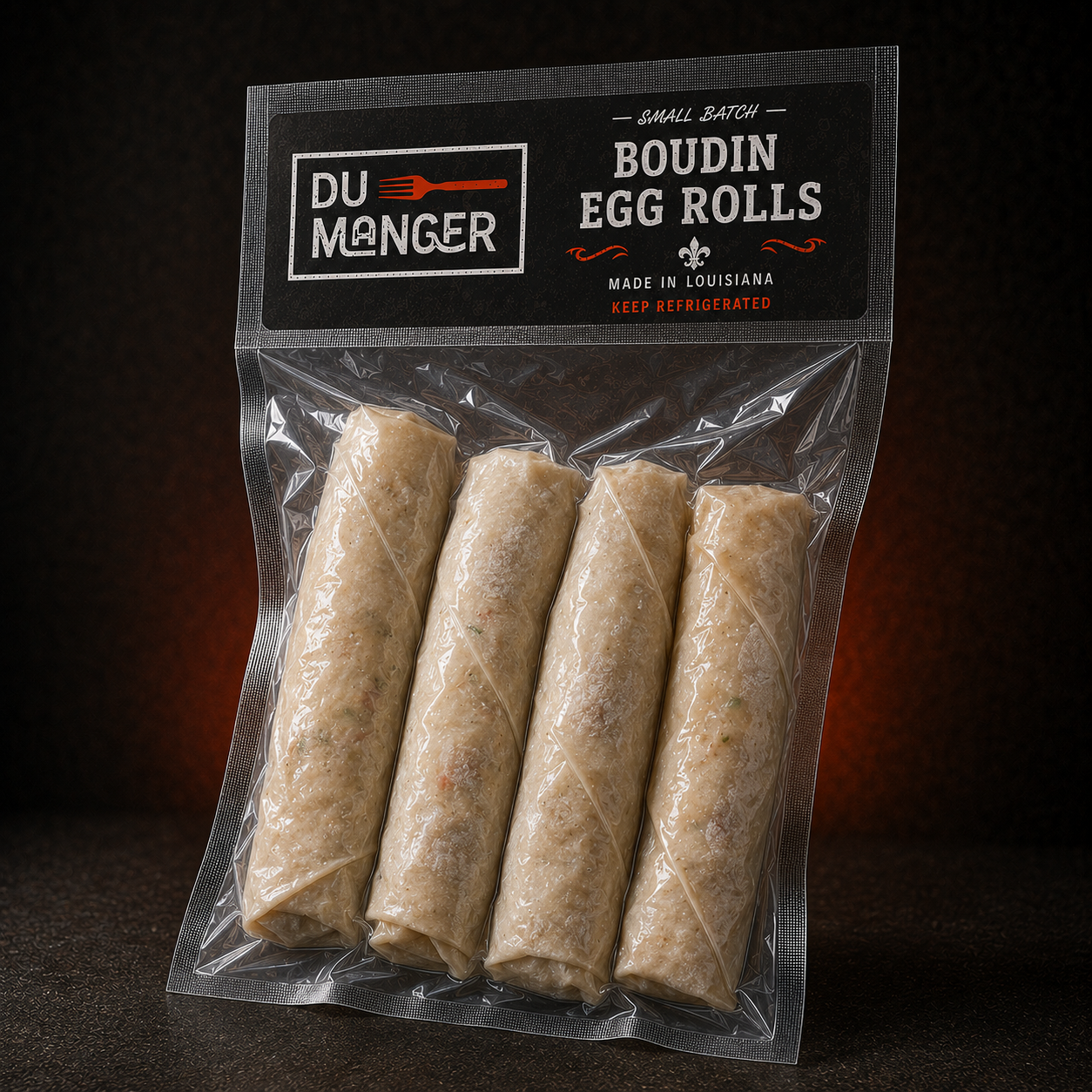 Boudin Egg Rolls